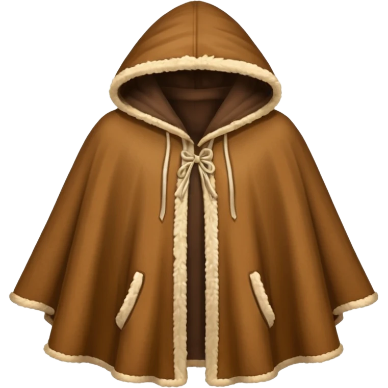 A hooded animal-skin cape lined with warm wool.










 emoji