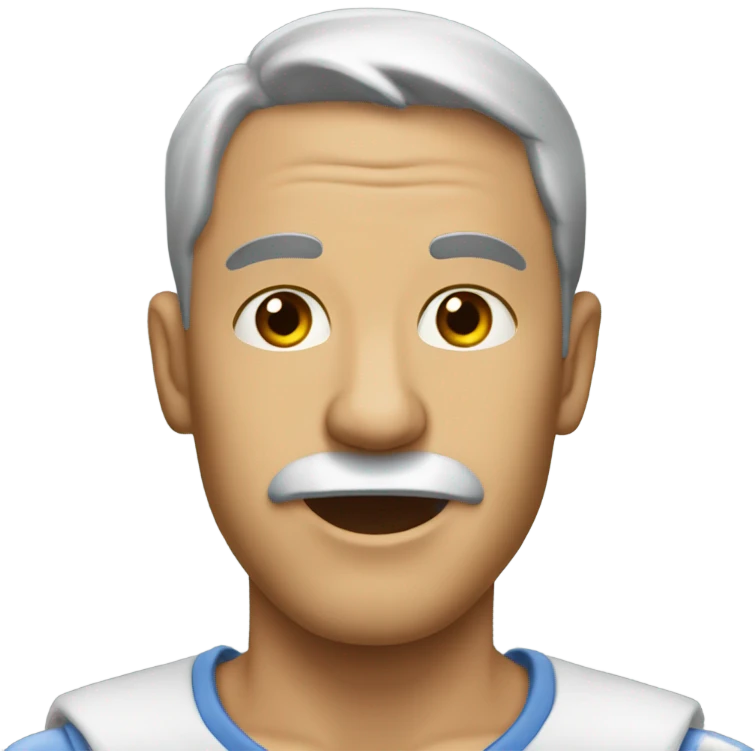 грустный дедушка emoji