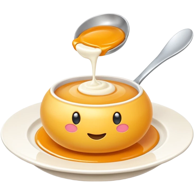 3D symbolizing gourmet taste and refined food experience, food theme, elegant yet cute, soft lighting, glossy, isolated, no background emoji