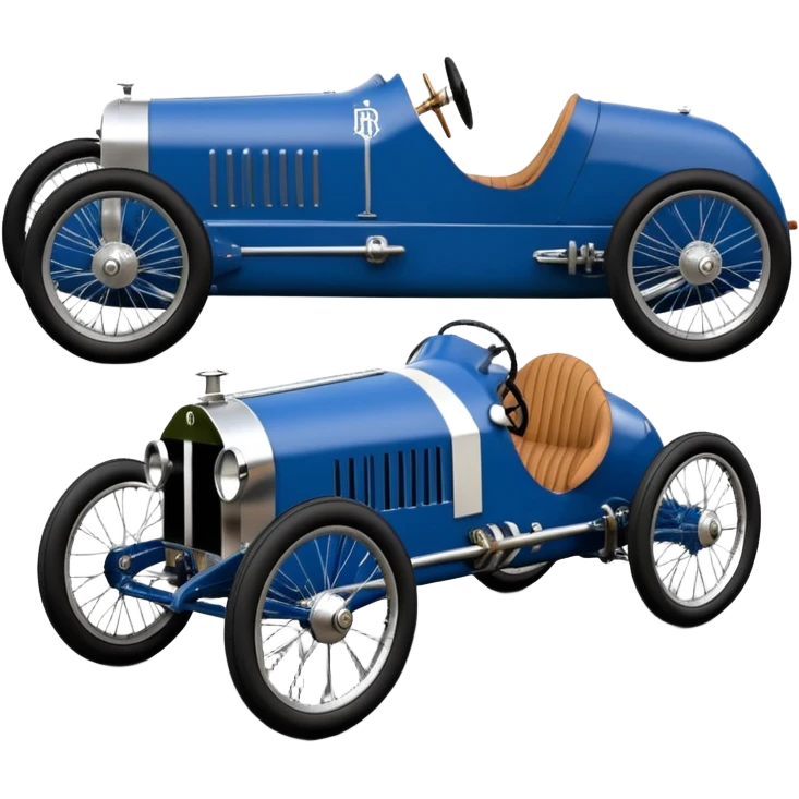  1949 luxury racing Mandalorian Rolls Royce lowered powerful 4 cylinder engined racing cyclekart with advanced rugged independent suspension, power steering, disc brakes and small leather covered steering wheel  emoji