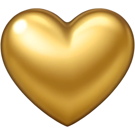 golden heart emoji