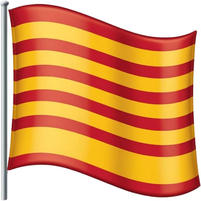 Uma bandeira da região da Catalunha de barcelona emoji