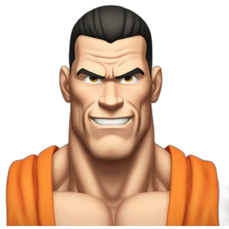John Cena fuse Goku emoji