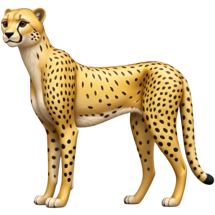 cinematic-cheetah-realistic-full-body-standing-emoji,-slim-and-athletic-frame-poised-for-action,-long-tail-curving-slightly,-head-tilted-dramatically,-sleek-golden-fur-with-black-spots,-piercing-amber-eyes,-simplified-yet-realistic-focused-features,-highly-detailed,-glowing-with-an-almost-sarcastic-glow emoji