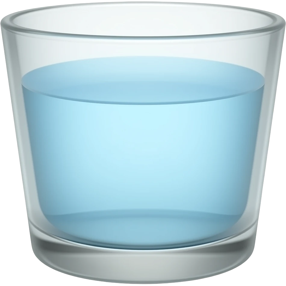 Generate water glass emoji emoji