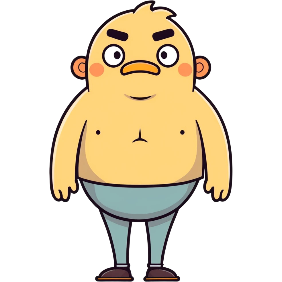 ugly guy  emoji
