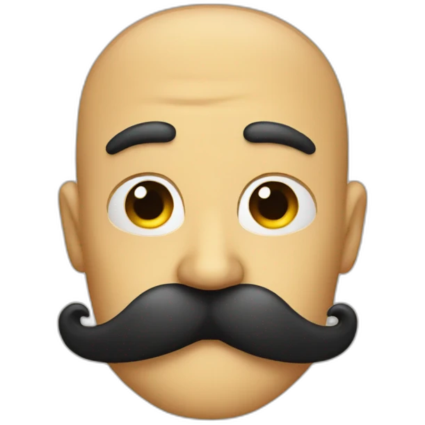 Mustache emoji
