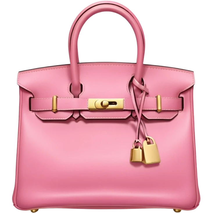 Pink birkin gold hardware 
 emoji