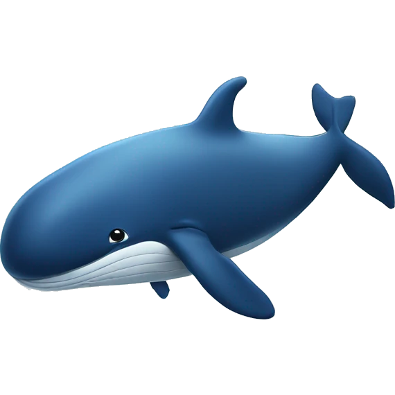 whale in the ocean emoji
