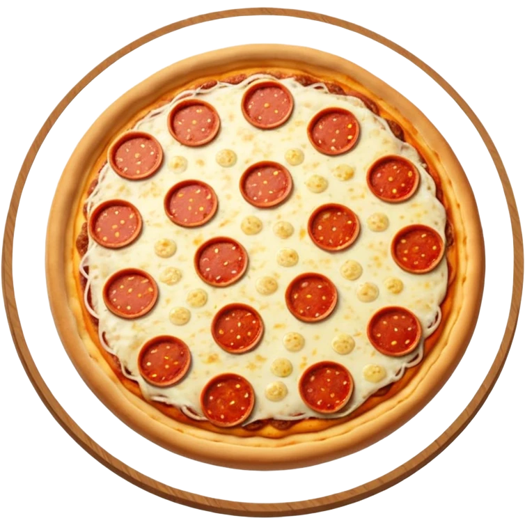 Sausage Pepperoni Extra Cheese Pizza emoji
