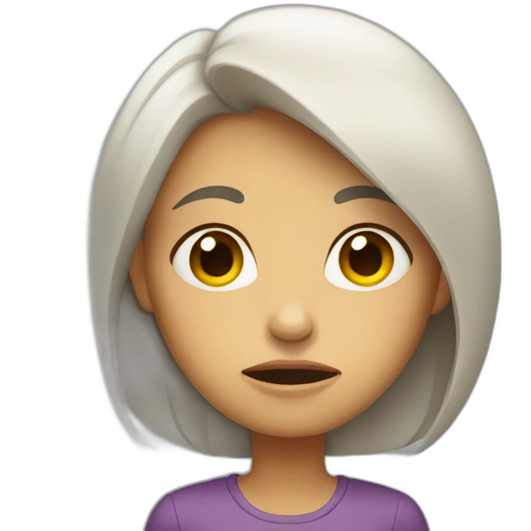 ashamed woman emoji