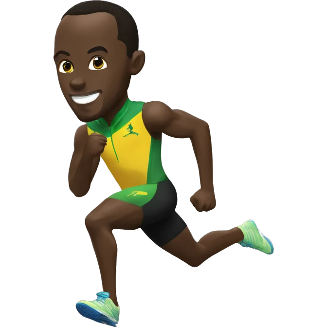 comemoração Usain Bolt emoji