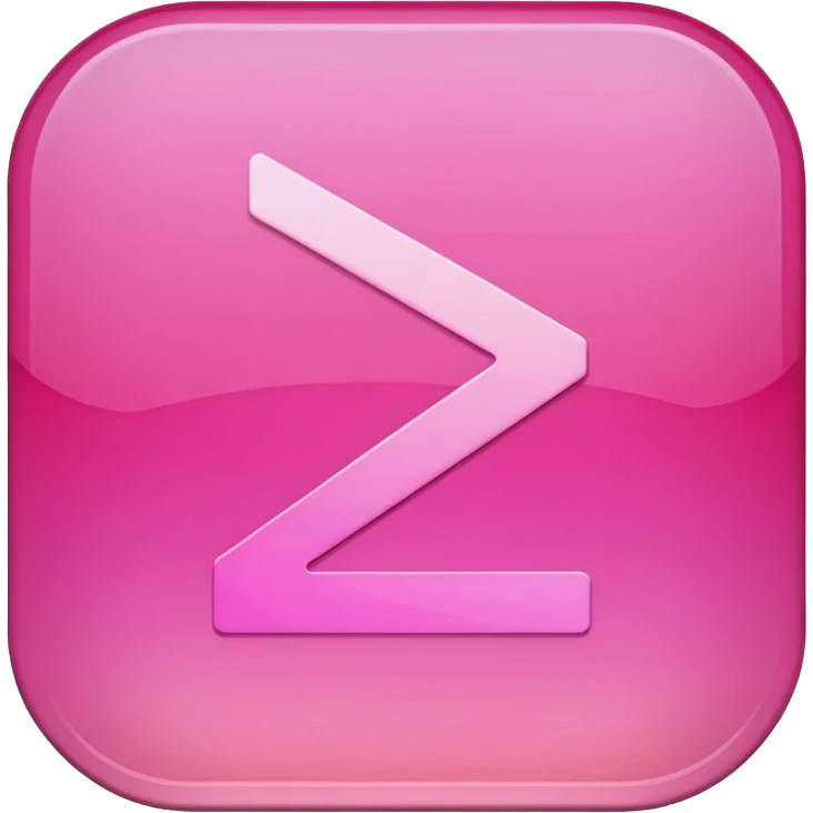 gradient pink play button emoji