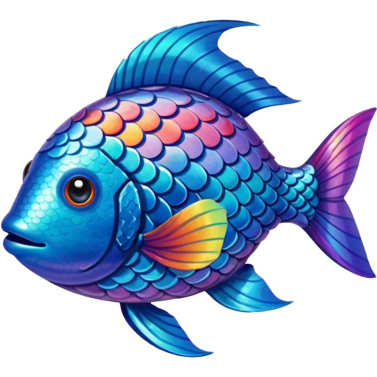 rainbow fish emoji