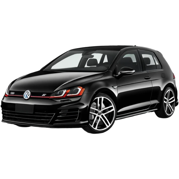 Black Edition Golf R MK7  with no red headlights or grill emoji