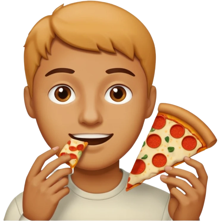 Pizza or hamburger in people  emoji