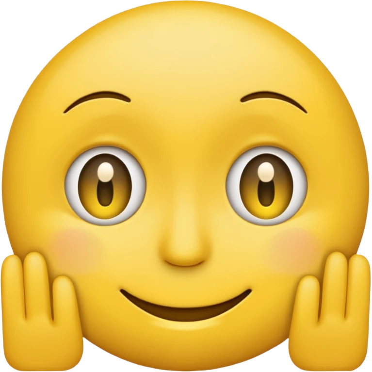 Smiley face emoji with left eye smaller than the right eye and a sad face instead  emoji