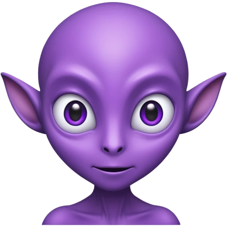purple alien emoji