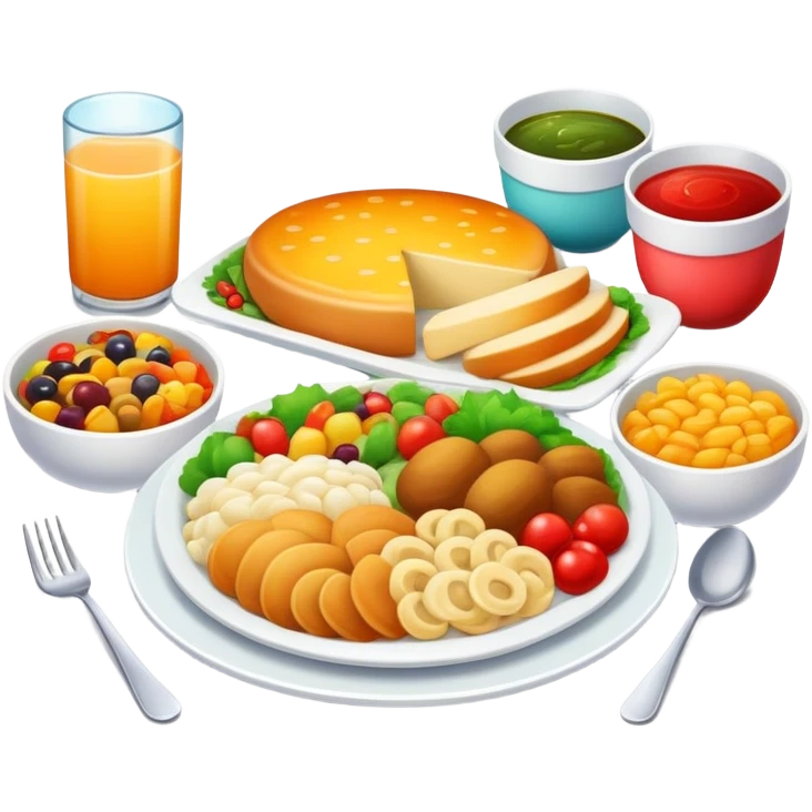 Full course meal emoji