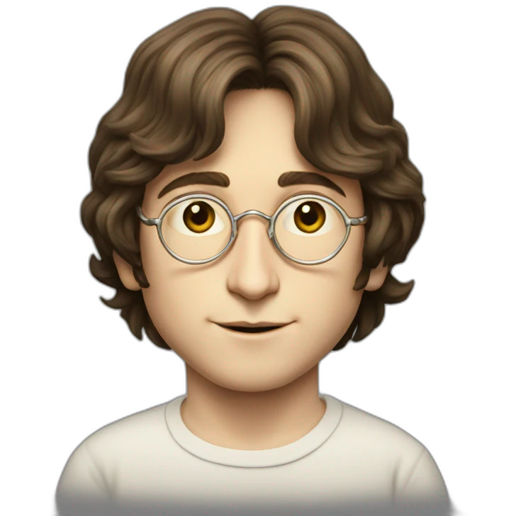 Young John Lennon emoji