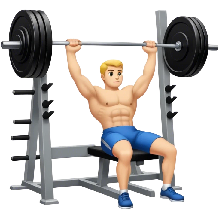 close-grip flat-benchpress emoji