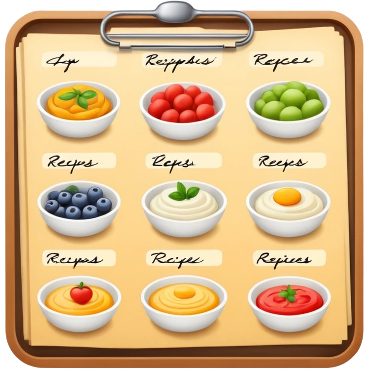recipes emoji