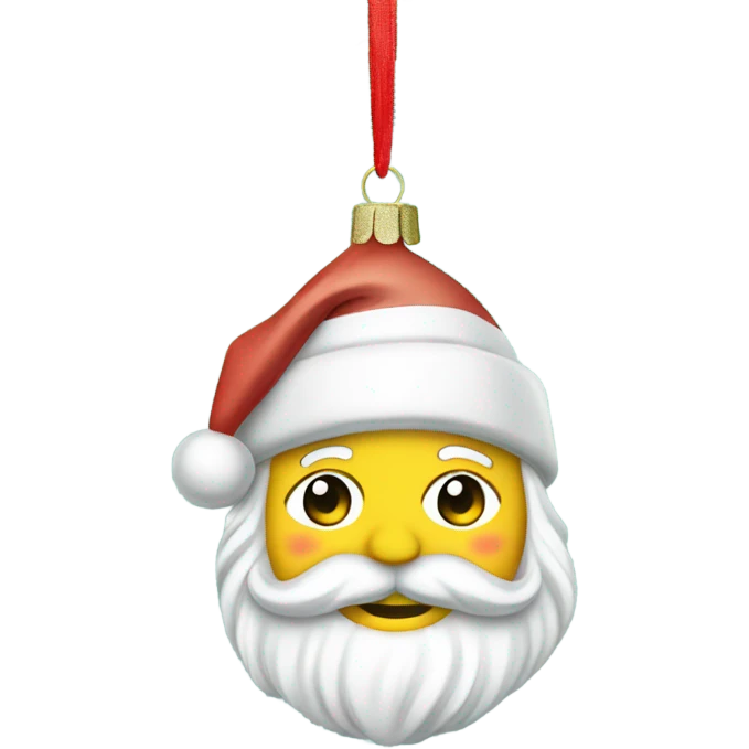Vintage Christmas tree ornaments  emoji