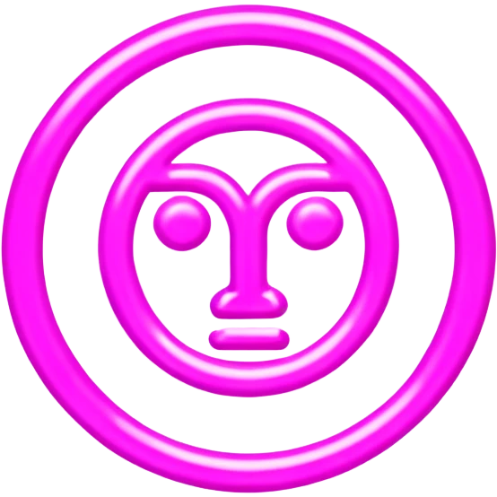pink psychic sign emoji