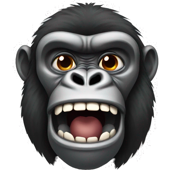 gorilla with basketball emoji