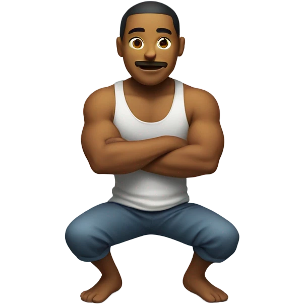 squatting emoji emoji