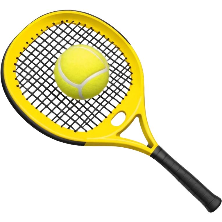 Padel racket with Padel ball emoji