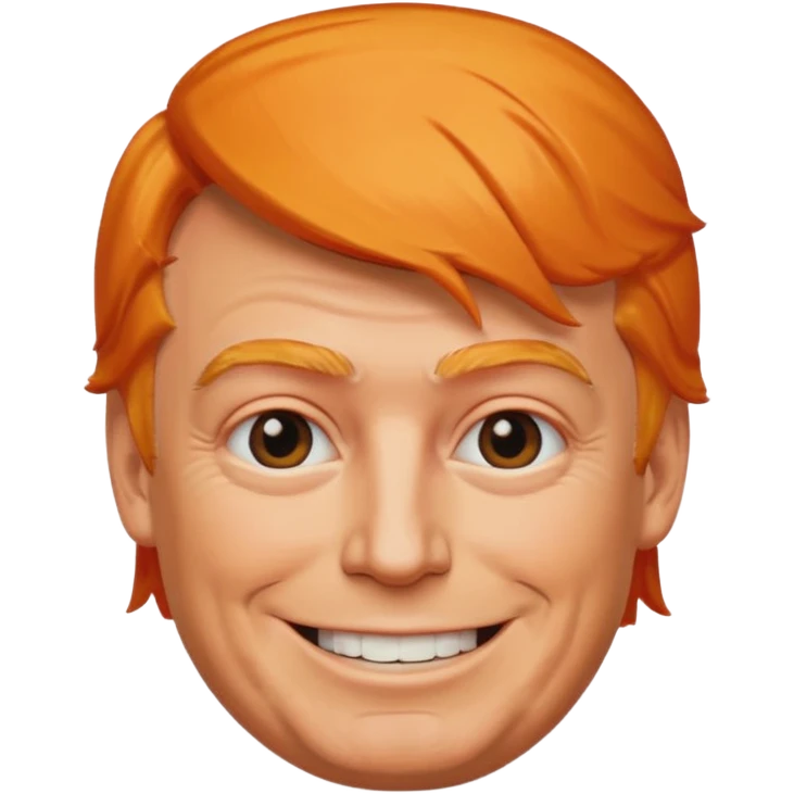 donald trump smiling emoji