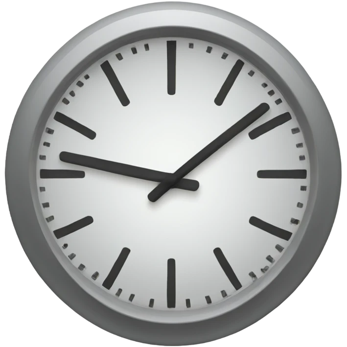 Clock moving quickly emoji