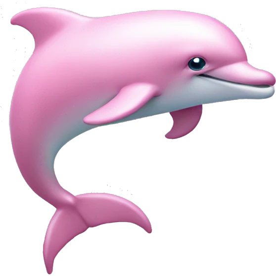 Pastel-pink-colors-dolphin emoji