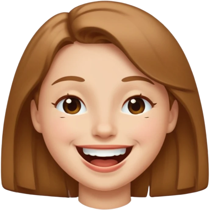 Happy laughing and winking at the same time no tears emoji