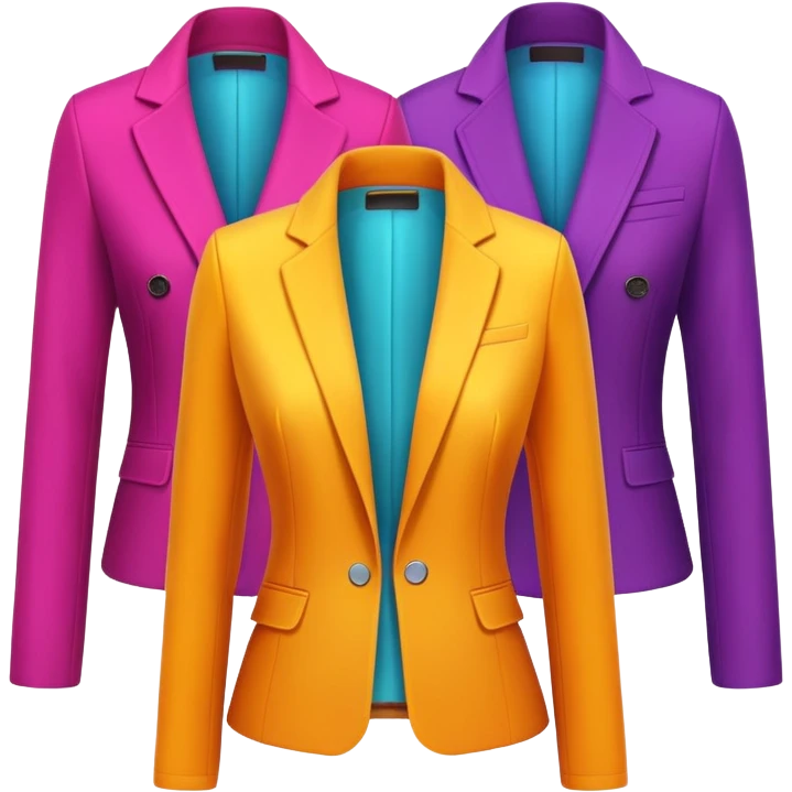 Colorful Three pieces jacket emoji