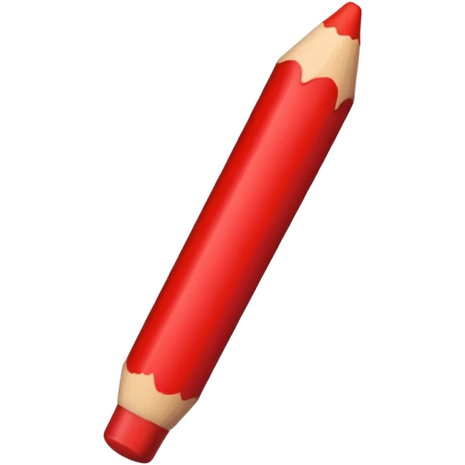 red crayon emoji