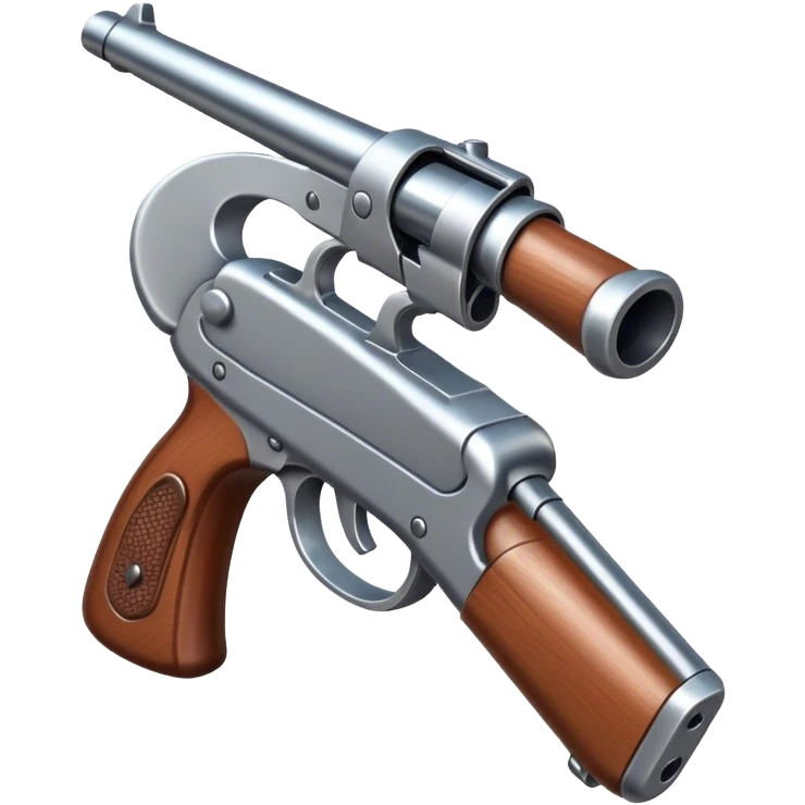 Gun with bow emoji