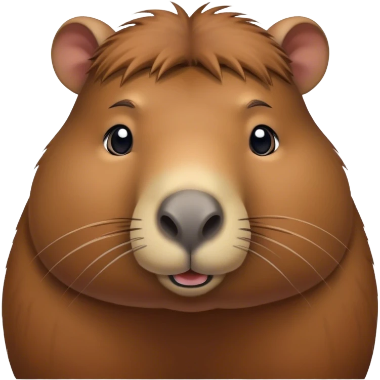 Cute capybara  emoji