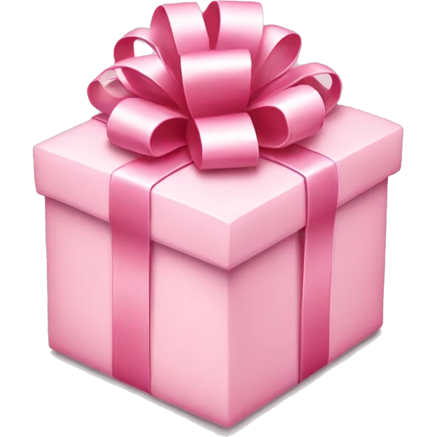 light pink present emoji