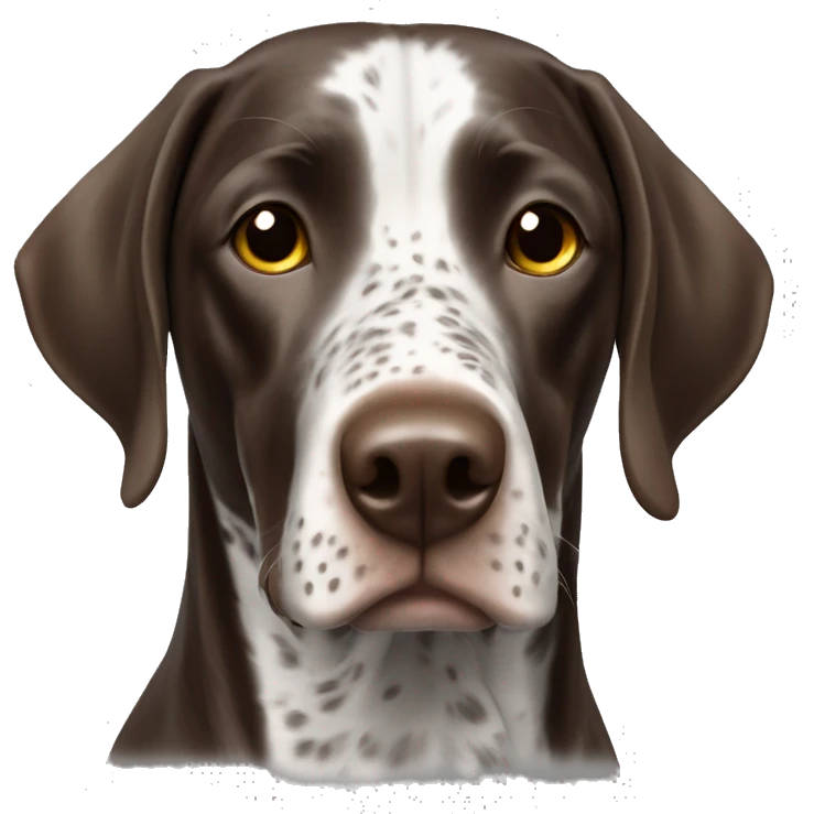 German shorthaired pointer emoji