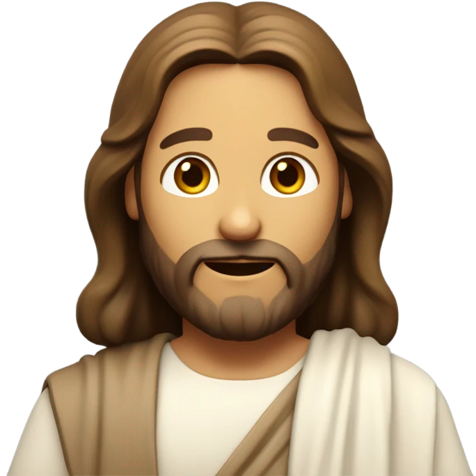 Jesus Christ showing His love emoji