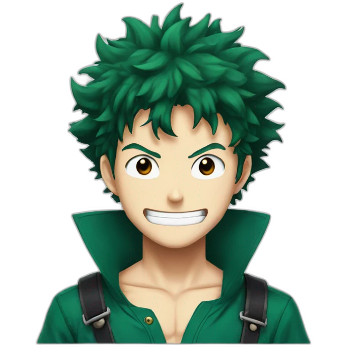 Izuku in one piece emoji