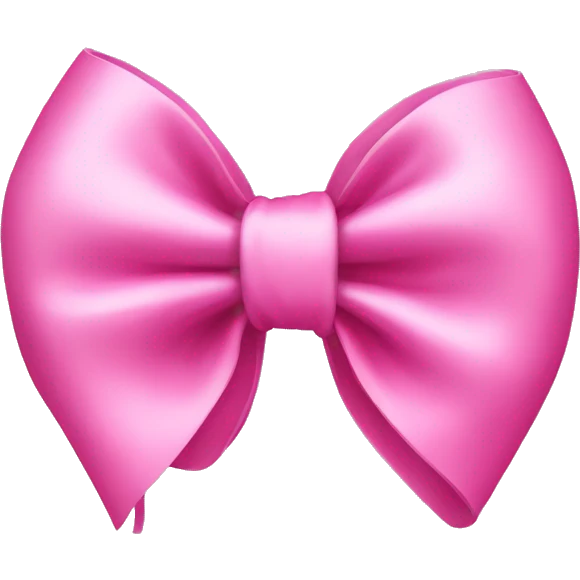 pink bow emoji