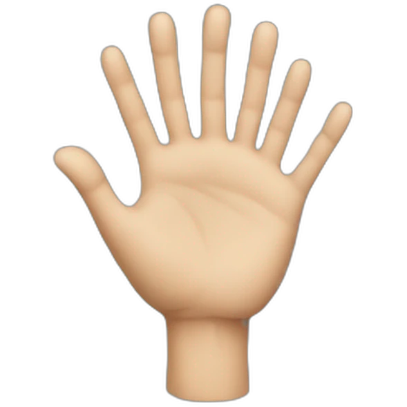 human hand emoji