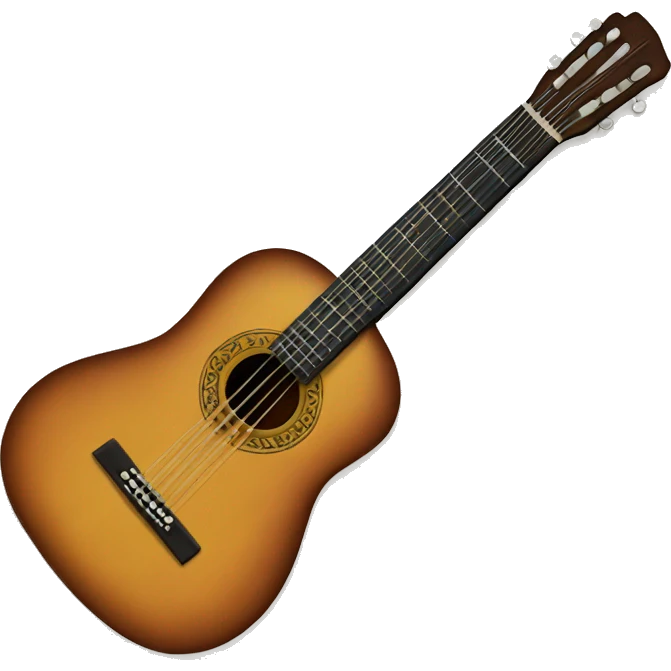 traditional guitar emoji