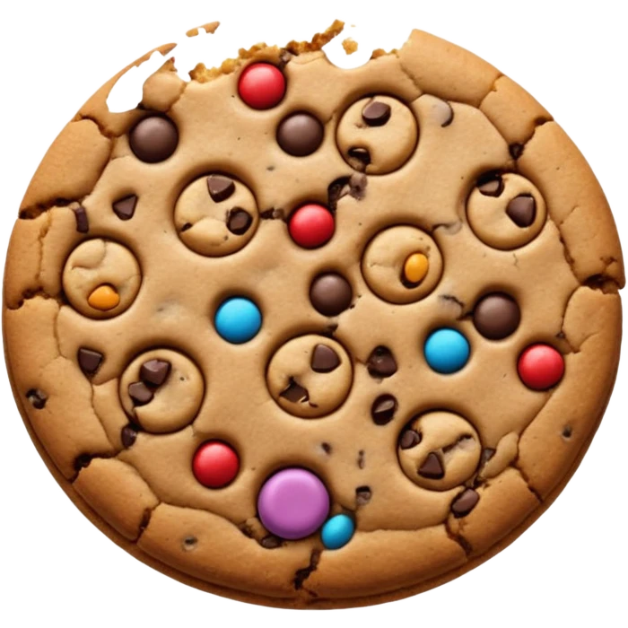 choco chip emoji without face emoji