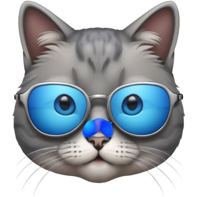 Cat wearing sunglasses emoji