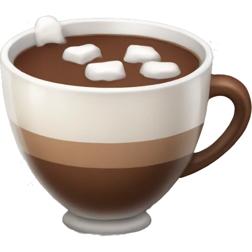A Cup of hot chocolate  emoji