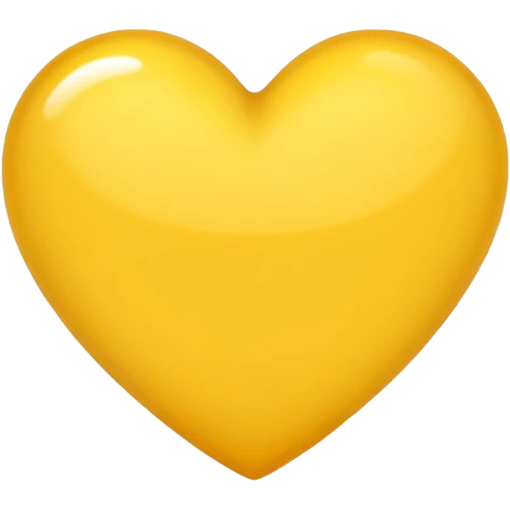 yellow Brilliant heart emoji